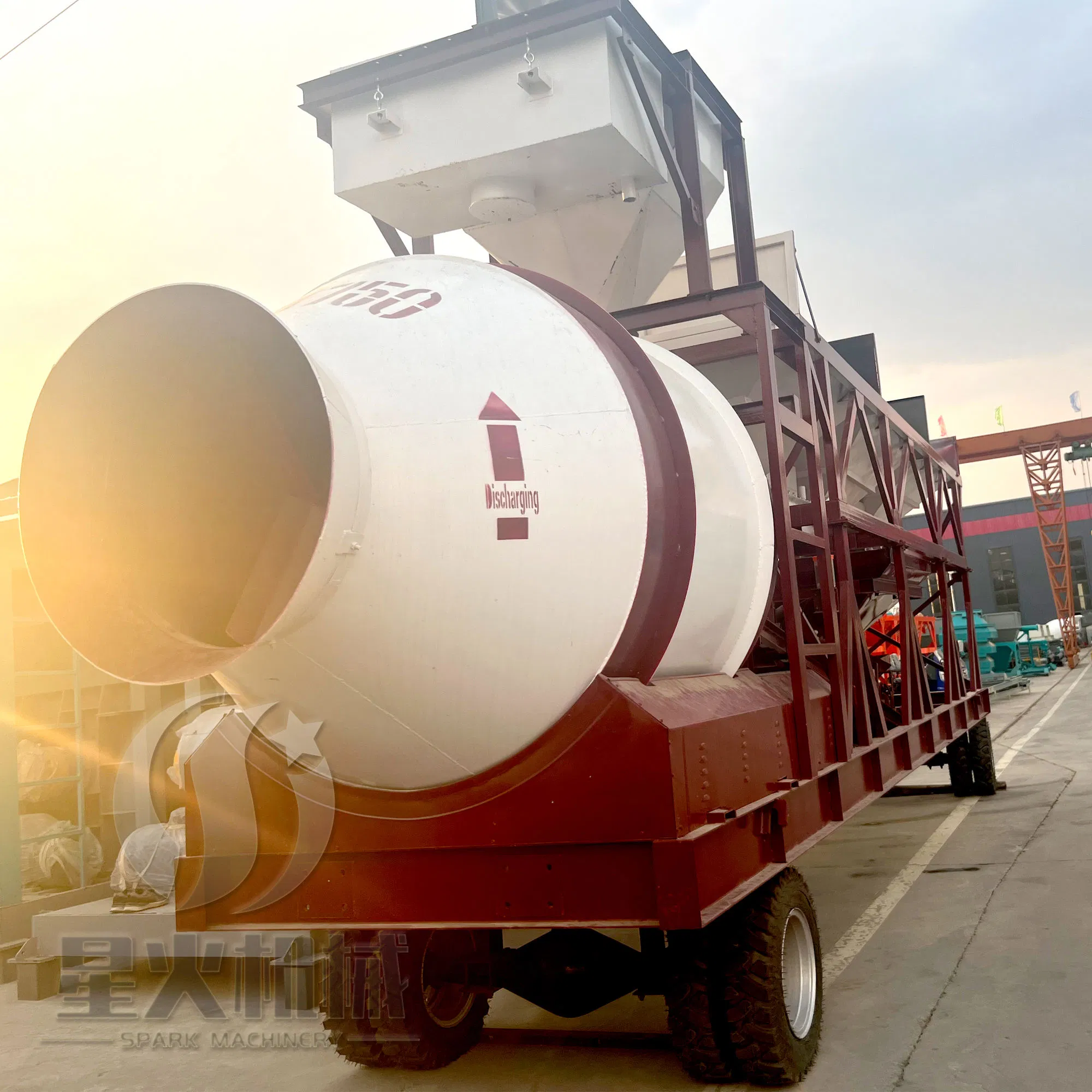 Mini Mixing Automated Precast 35m3/H Portable Ready Mobile Concrete Batching Plant