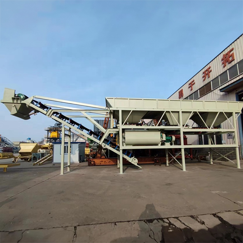 Factory Price CE ISO Automatic Fast Move Concrete Batching Plant Stabilizer Continuous Mobile Stabilized Soil Mixing Station