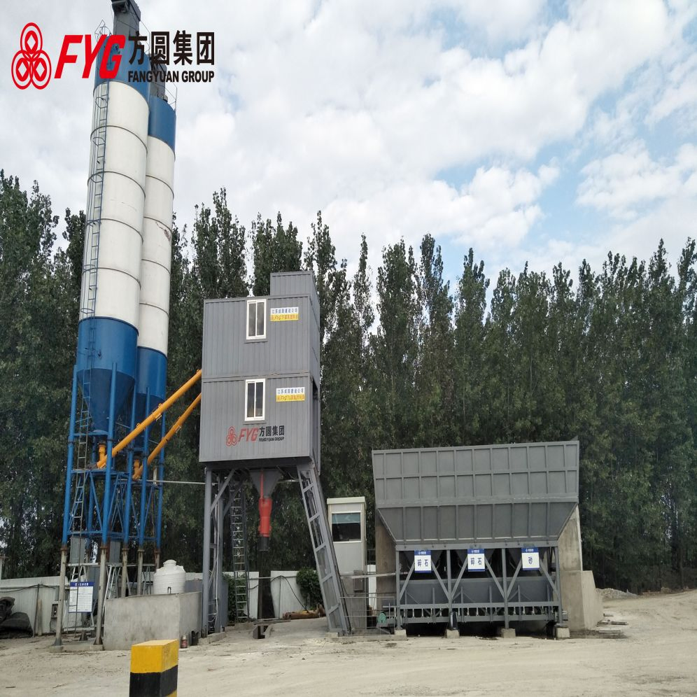 Skip Type Modular 50cbm/H Concrete Batching Plant