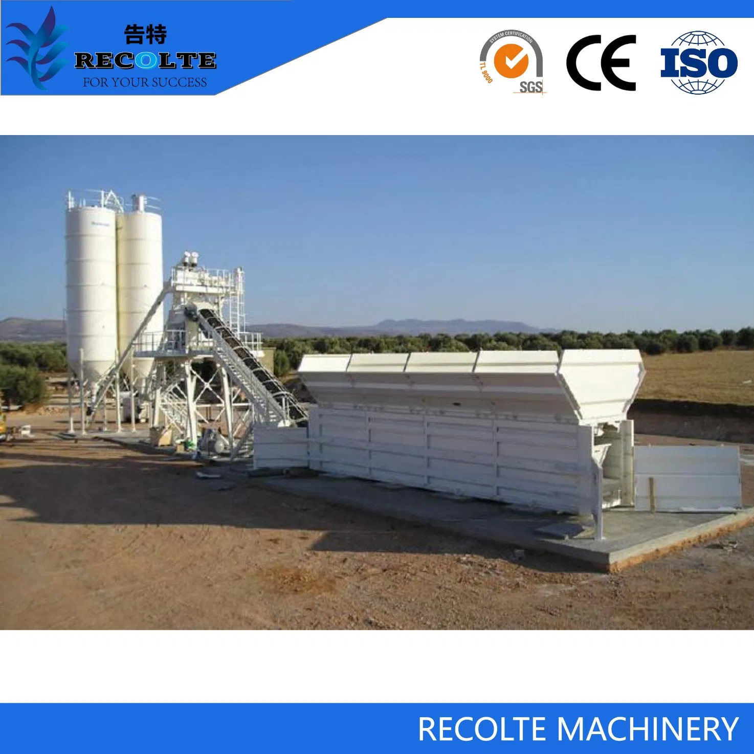 Eco-Friendly /Concrete Batching Plant Concrete Mixing Plant Hzs60d M3/H Futuremix: The Next Gen of Concrete! Foundation Free