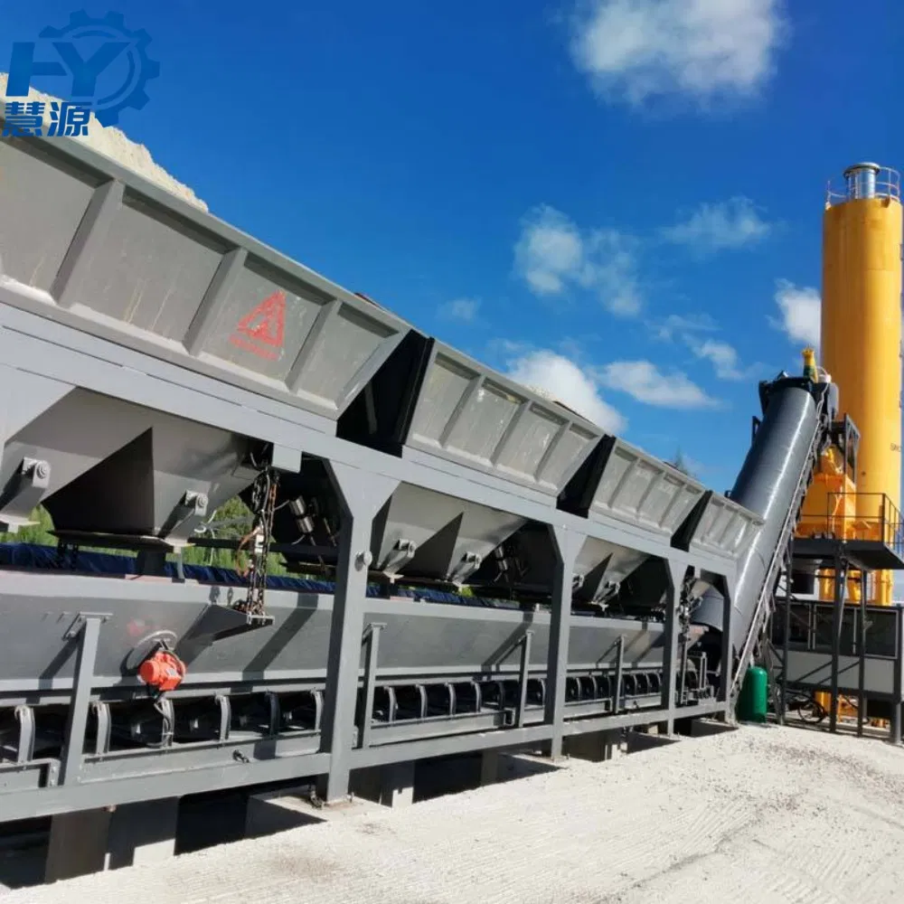 Hzs60 Stationary Modular Design Concrete Batching Plant Concrete Mixing Plant