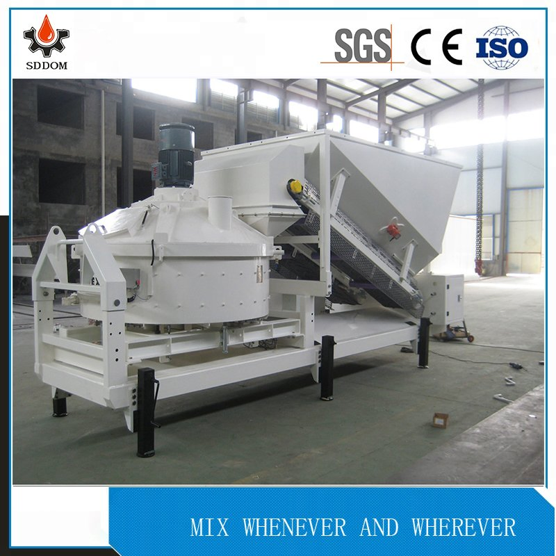 Wet Portable Concrete Mixing Plant with Planetary Concrete Mixer