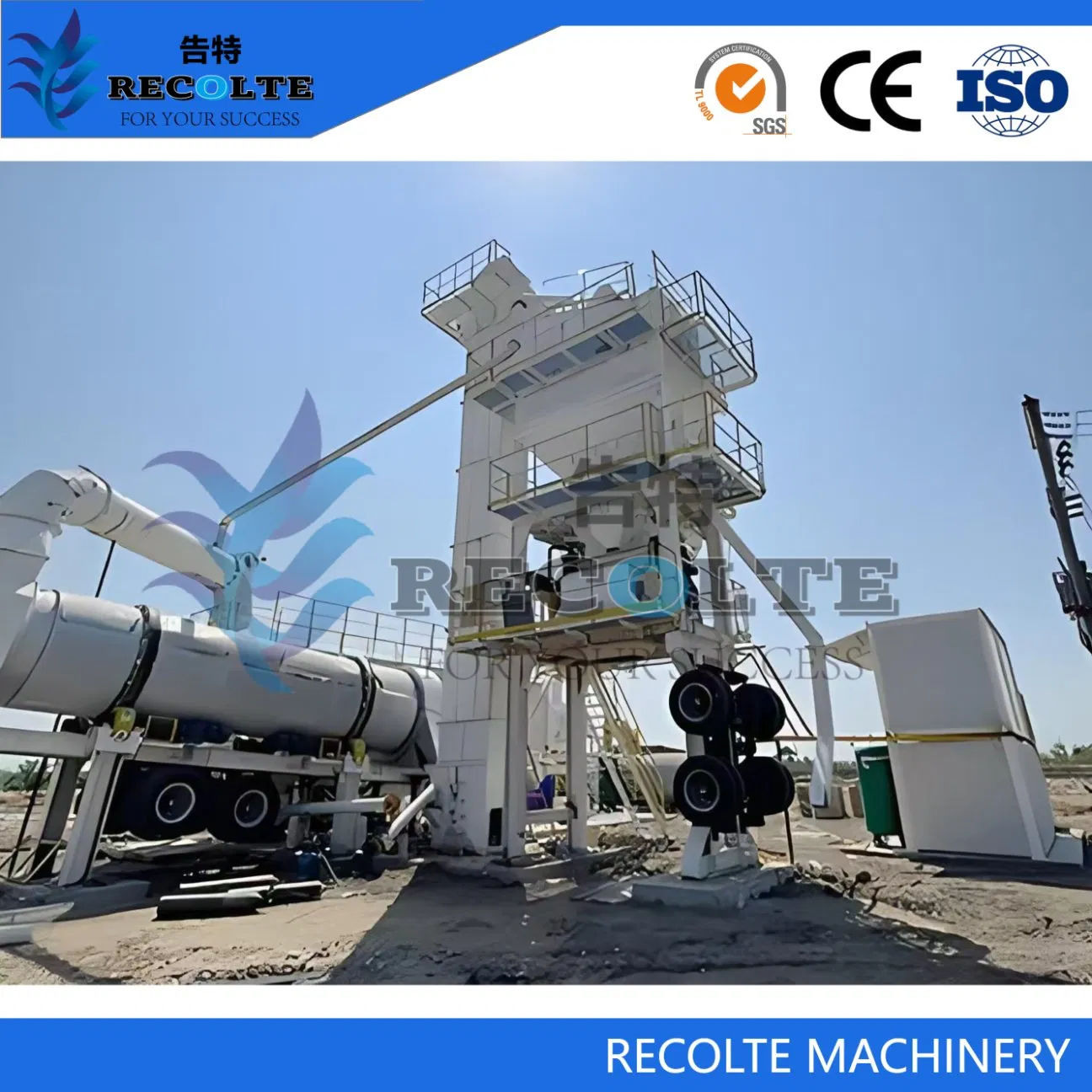 80t /Automated Temperature Control/Asphalt Mixing Plant / Asphalt Batching Plant