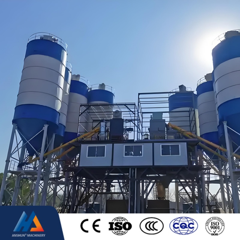 Portable Mobile 120 Concrete Mixing Plant for Concrete Mixer Machine Batching Plant