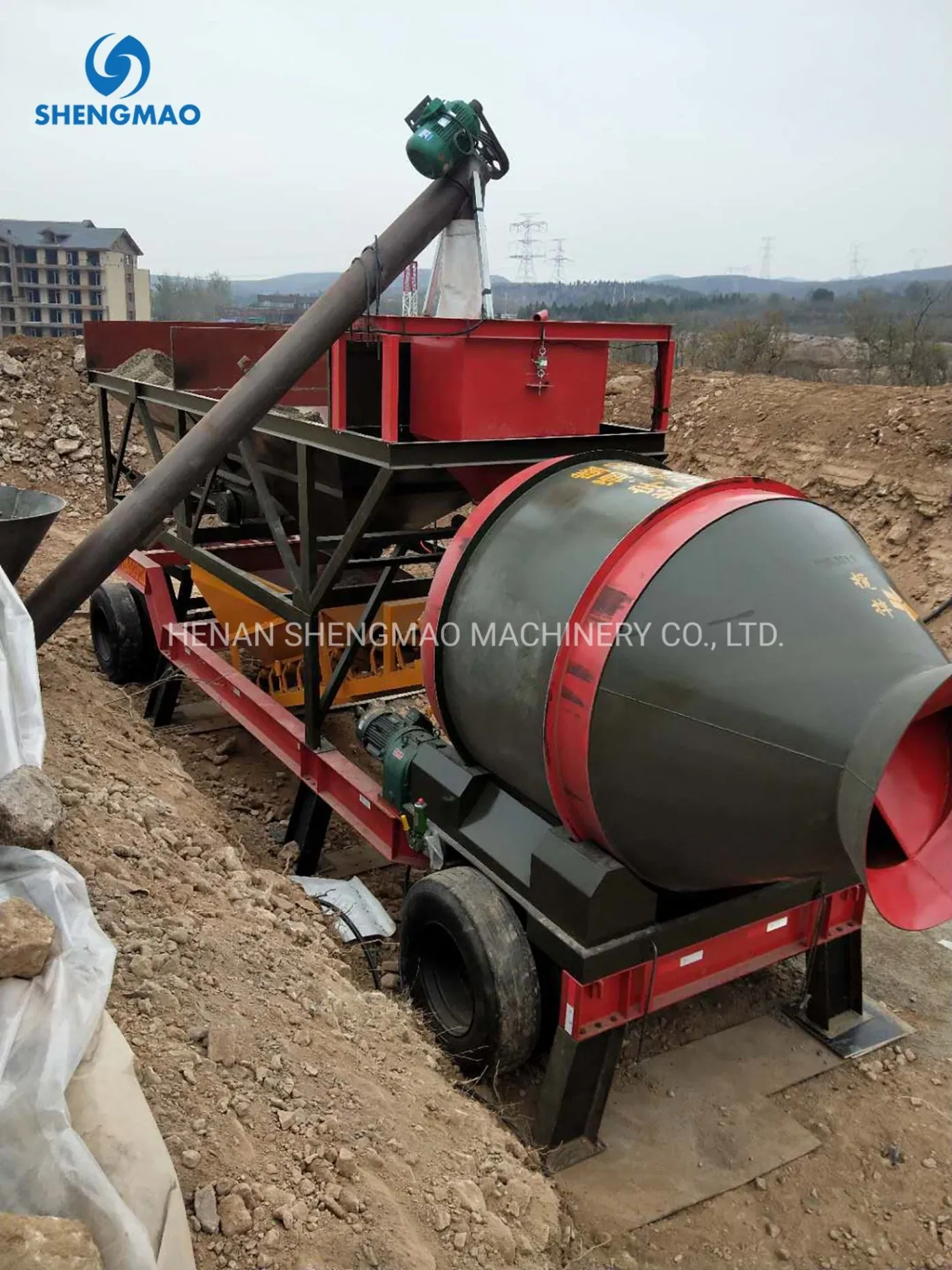 Ready Mix Concrete Plant for Sale Mini Mobile Ready Mix Planetary Mixer Concrete Batching Concrete Plant