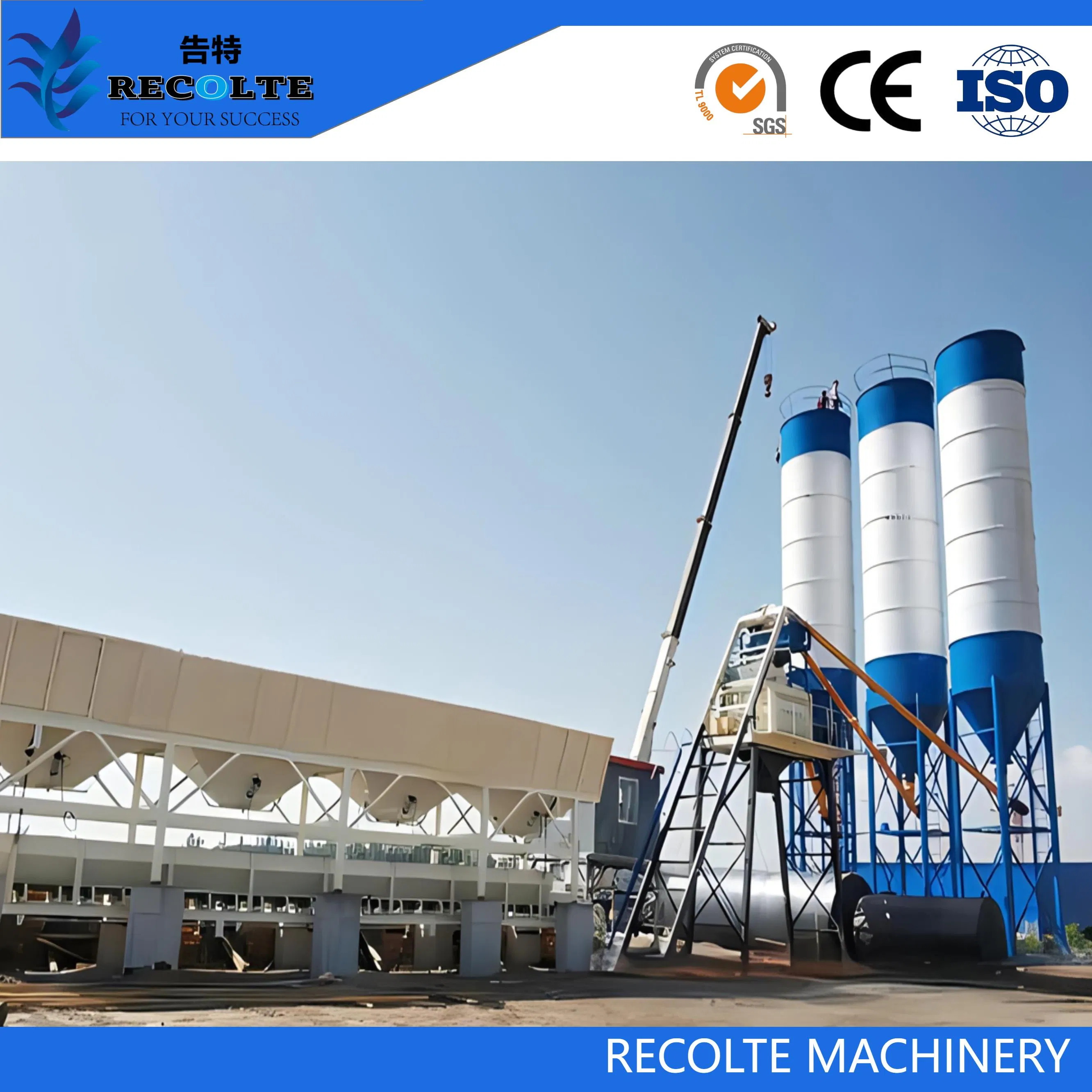 High-Capacity/Hzs 100 M3/H Experience Superior Performance with Our Concrete Mixing Plant Concrete Batching Plant