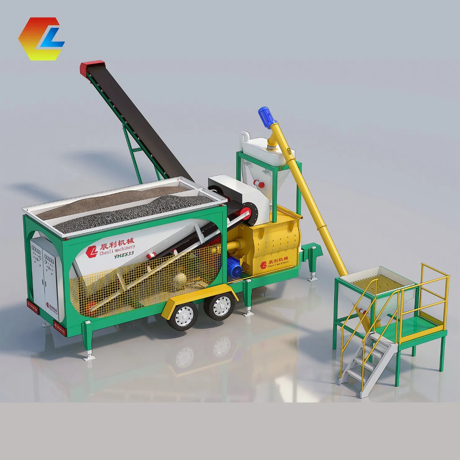 Eco-Friendly Concrete Batching Mixing Plant for Sustainable Manufacturing