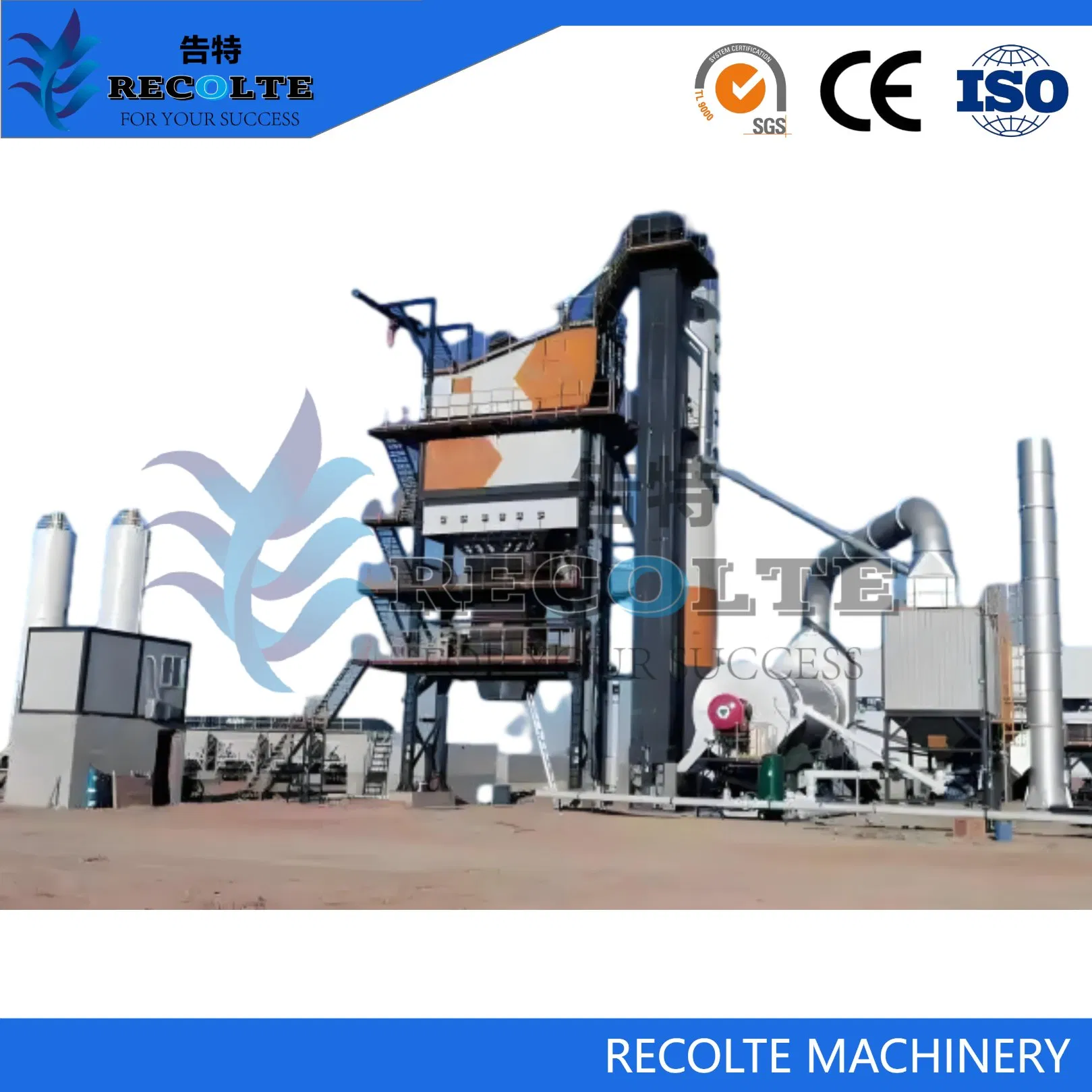 80t /Asphalt Mixing Plant / Asphalt Batching Plant/Automated Feeding for Smooth Flow