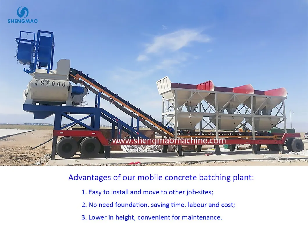 YHZS series Mobile Concrete Batching Plant
