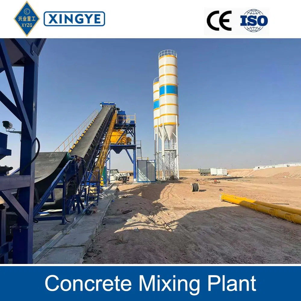 High-Efficiency Hzs180 Dry Mix Precast Concrete Batching Plant