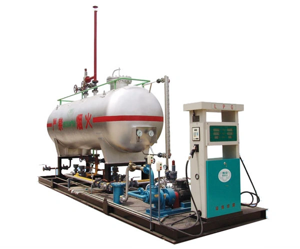 LPG Skid Station Mobile Cylinder Filling Station 5cbm LPG Gas Filling Plant