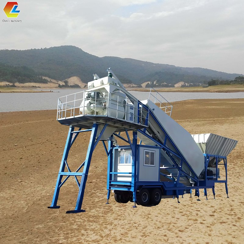 Car Mixer Concrete Batching Plant Ready Mix Concrete Plant