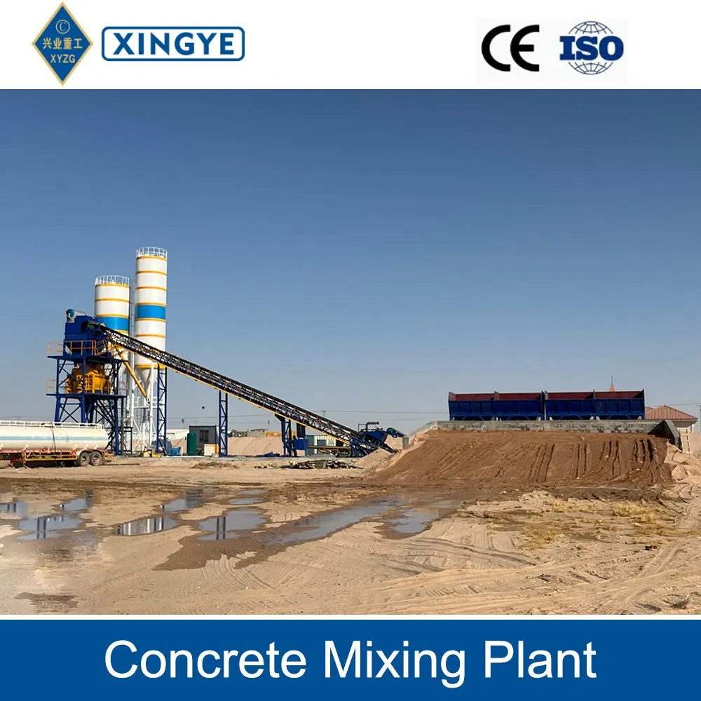 High-Efficiency Hzs180 Dry Mix Precast Concrete Batching Plant