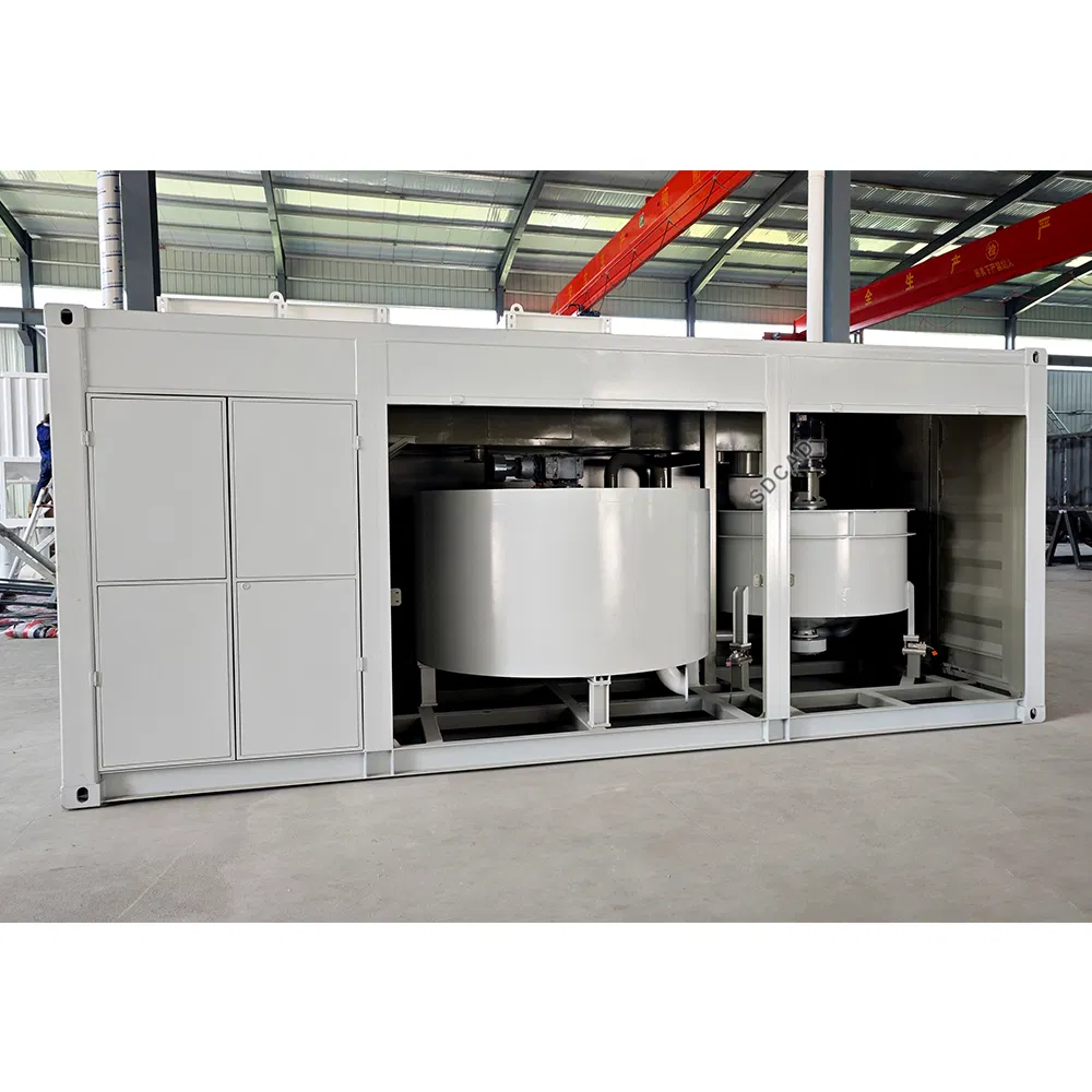 Fully Automatic 10-50m3/H Grout Mixing Plant with Container Silo as 20gp