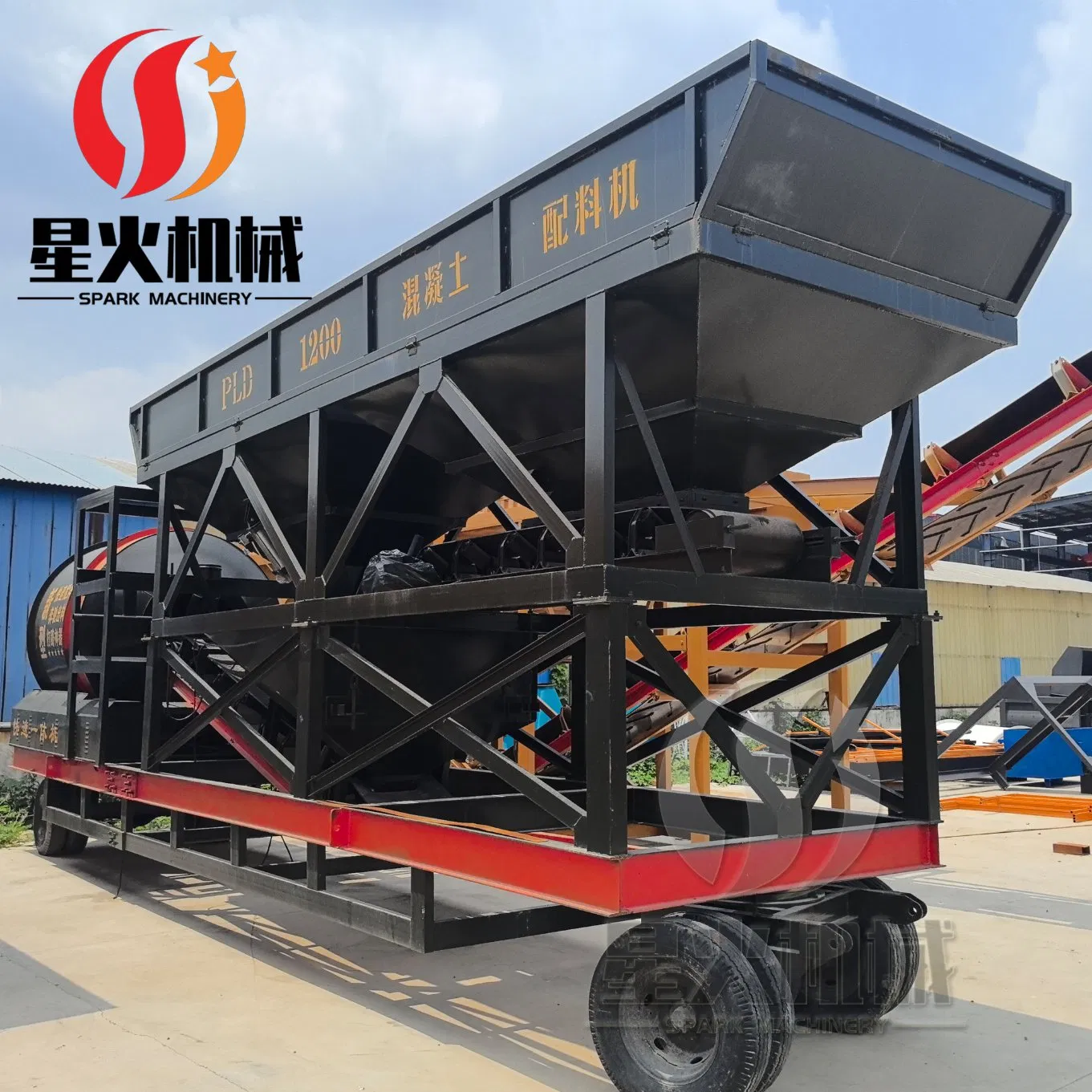 Fully Automated Concrete Batching Plant 25/35/50 M3/H Cutting Operational Labor Costs