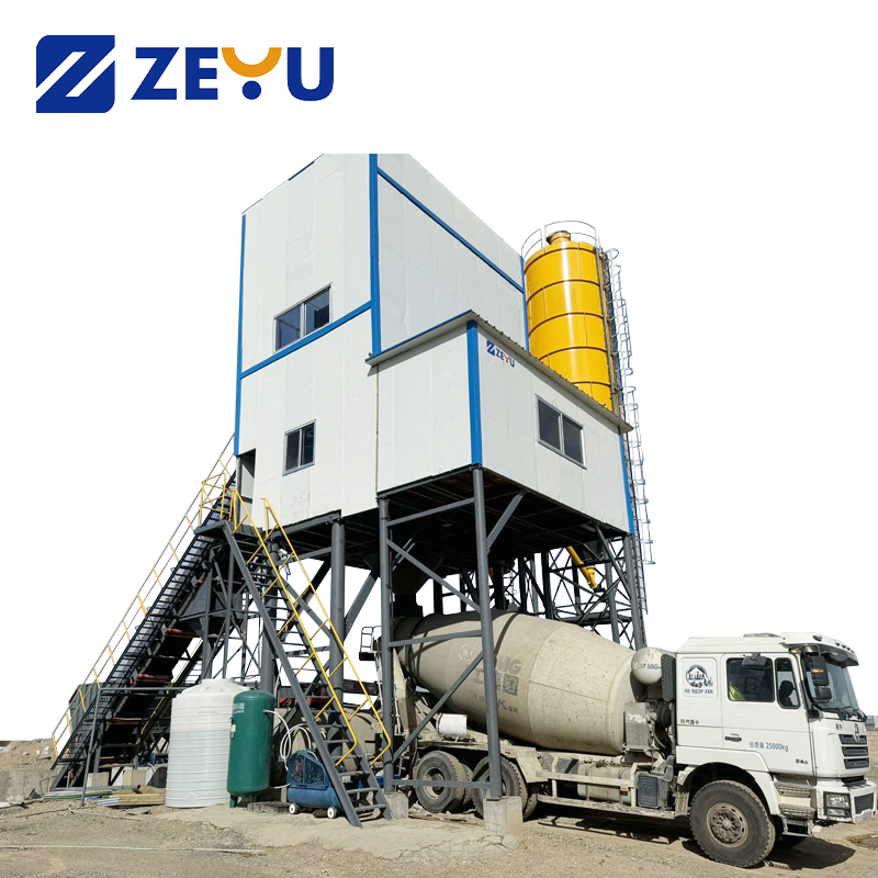 High Capacity Concrete Mixing Plant for Continuous Production