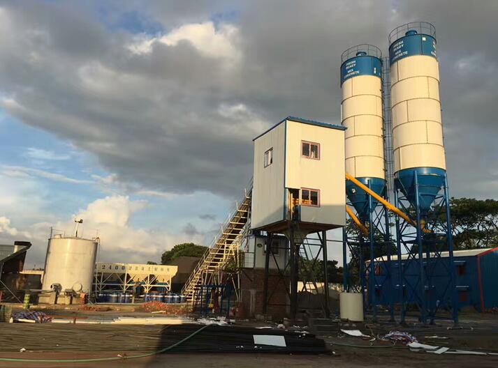 180m3/H 3cbm Twin Shaft Mixer Concrete Batching Plant for Sale