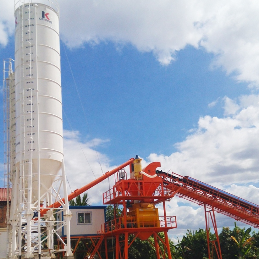 Wet Type Twin Shaft Modular Beton Mix Plant Ready Mixer Concrete Cement Batching Plant Layout for Sale