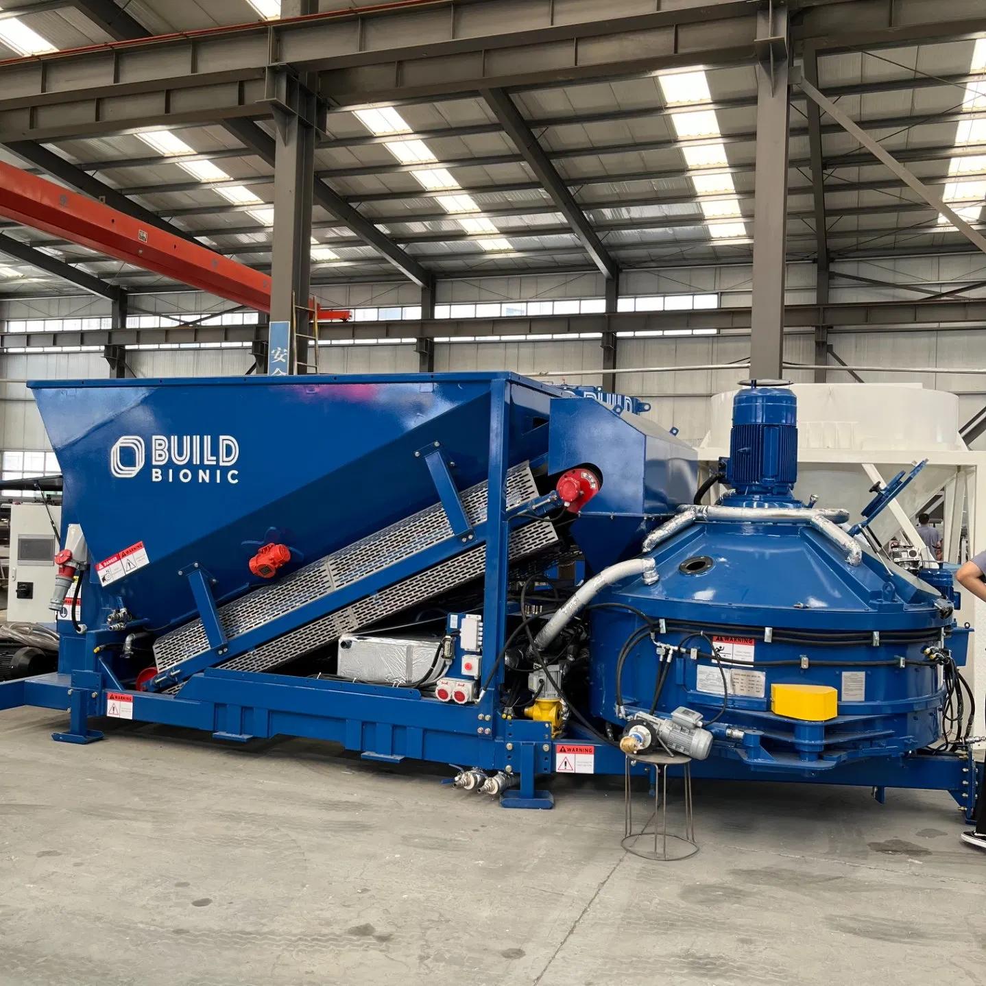 Trialer Type Mobile Mini Small Concrete Batching Mixing Plant for Construction Site