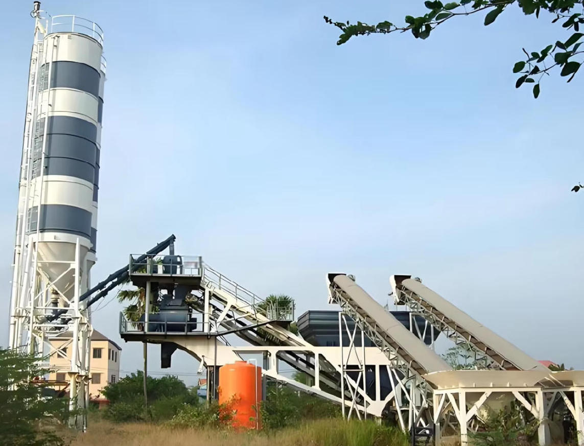 Concrete Plant Flexible Modular Mobile Max 100m3/H Concrete Mixing Batching Plant