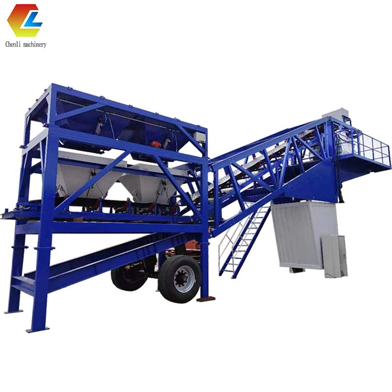 Rmc Concrete Mixing Plant in Nepal Mobile Concrete Batching Plant