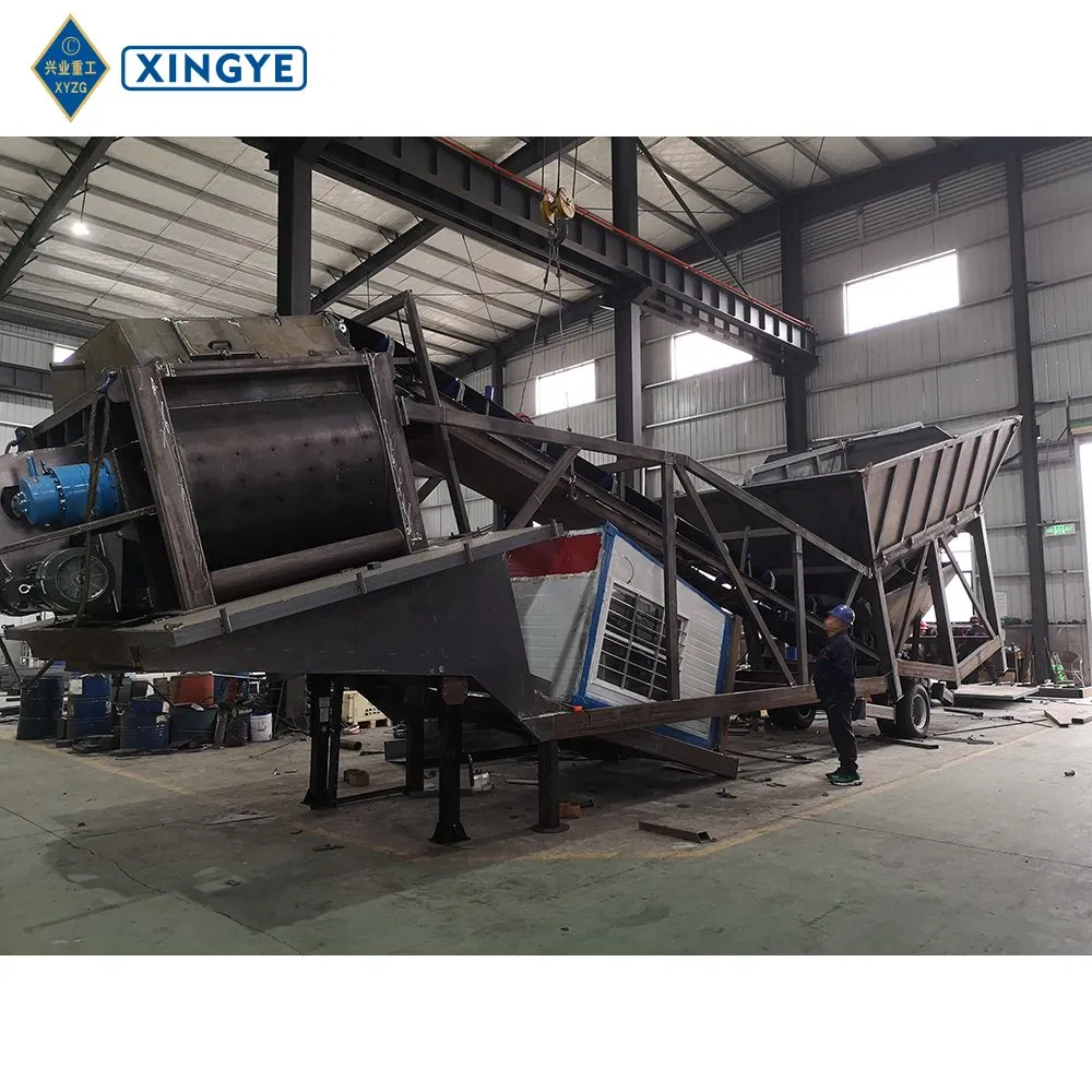 High-Quality 60m3 Mobile Concrete Batching Plant From China