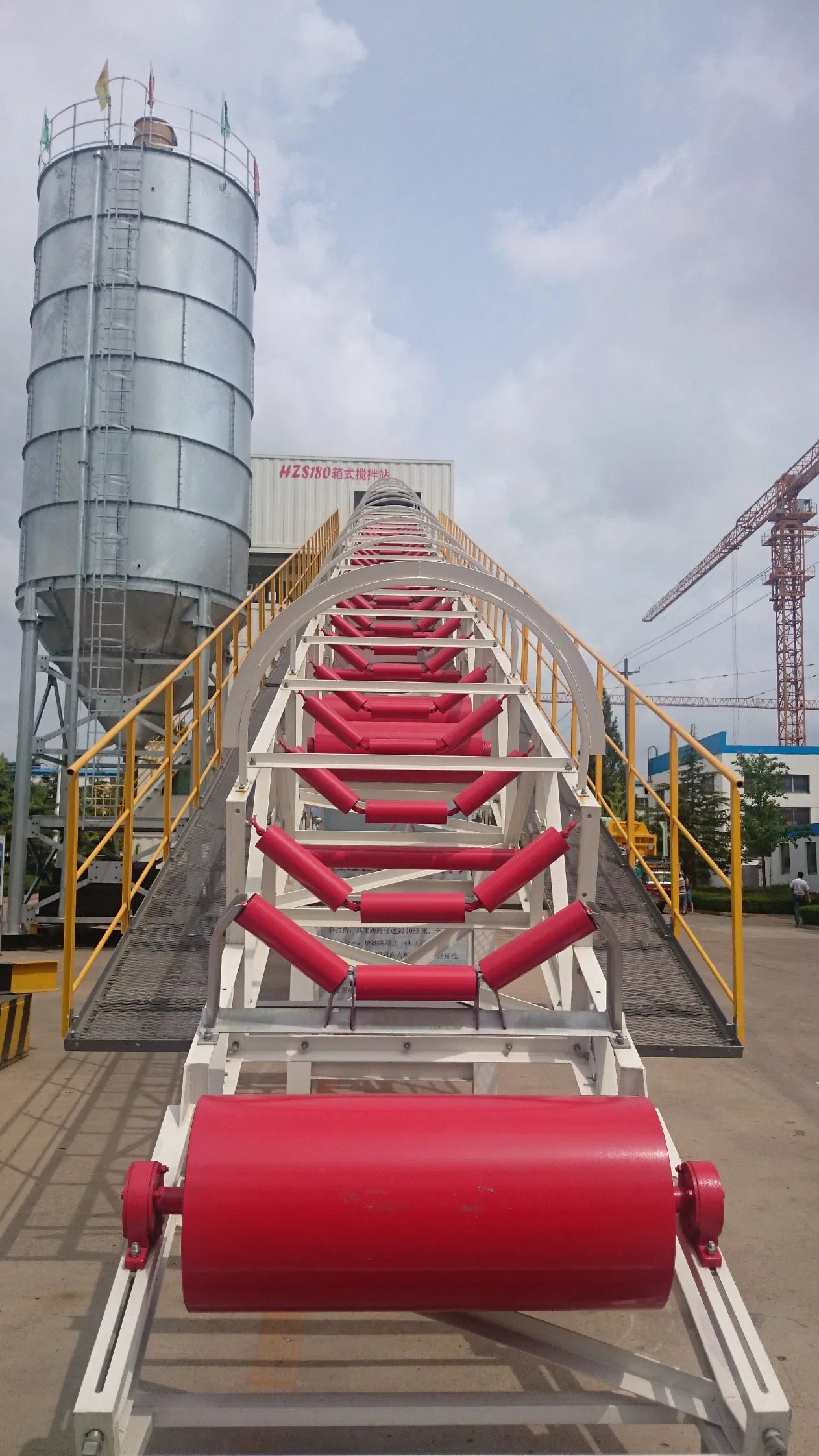 Precast Concrete Batching Plant with Sicoma Planetary Mpc Mixer