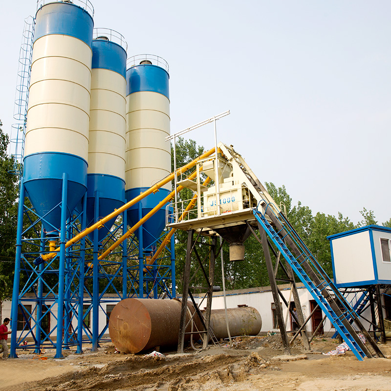 High Efficiency 30m³ 50m³ Simple Structure Modular Concrete Mix Station Concrete Batching Plant