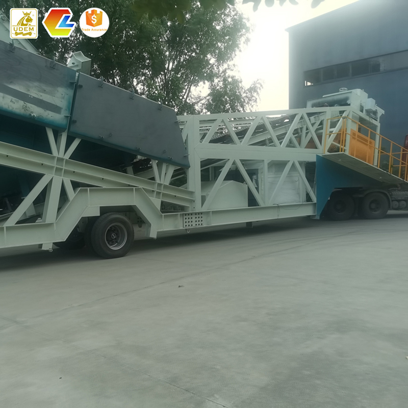 Eco-Friendly Truck Mounted Concrete Batching Plant Mobile Concrete Mixing Plant