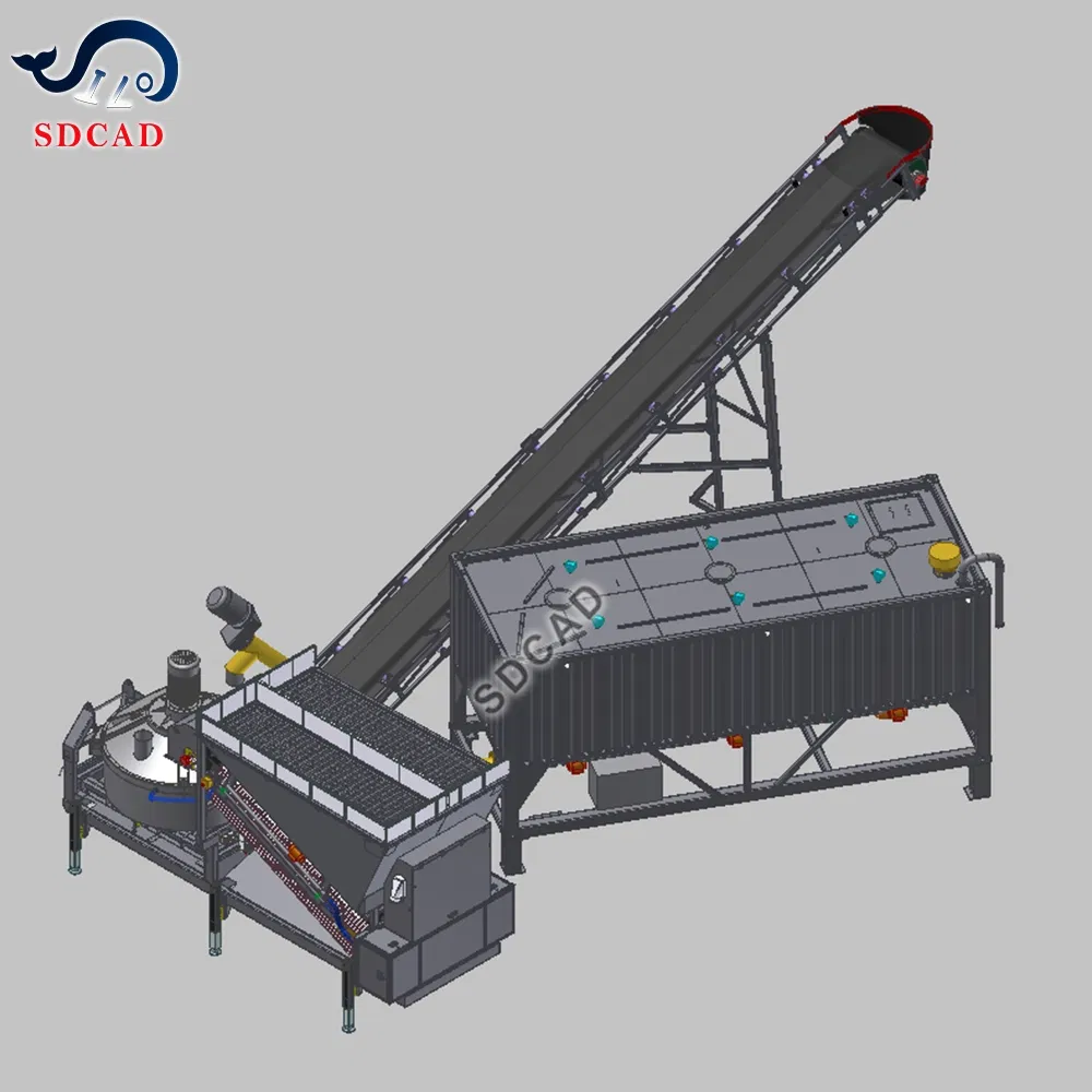 Yhzs50 50m3/H Planetary Mixer Semi Mobile Concrete Batching Plant