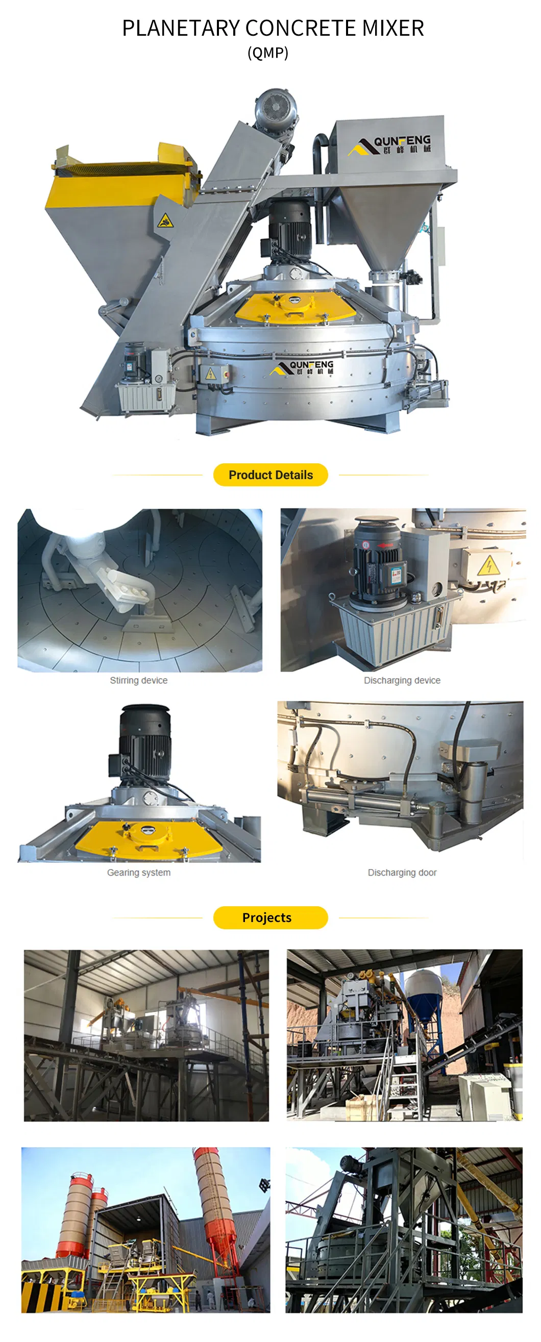 Planetary Concrete Mixing Plant