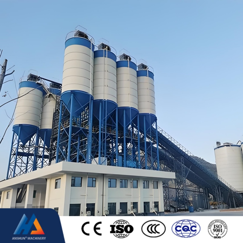 Portable Mobile 120 Concrete Mixing Plant for Concrete Mixer Machine Batching Plant