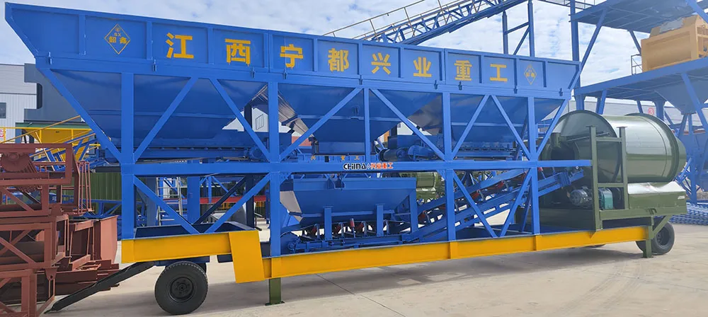 Mobile Concrete Batching Plant