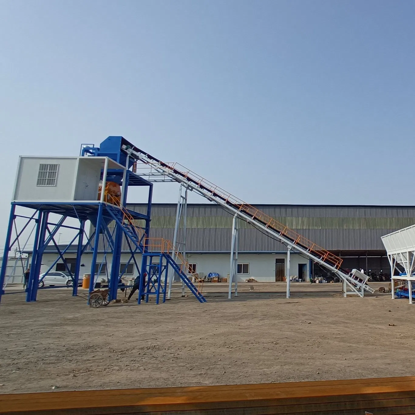 90m3/H Modular Concrete Batching Mixing Plant with 1.5m3 Per Batch Mixer