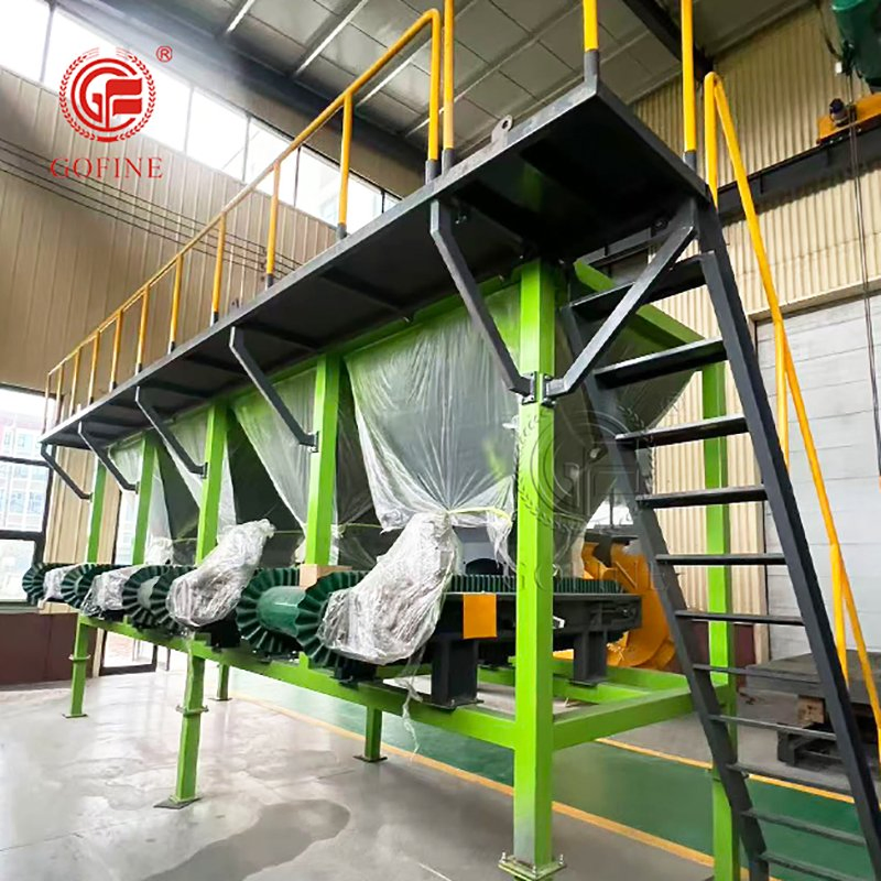 3 Silos Automated Batch Plant for Large Batching Chemical Raw Material Fertilizer Mixing