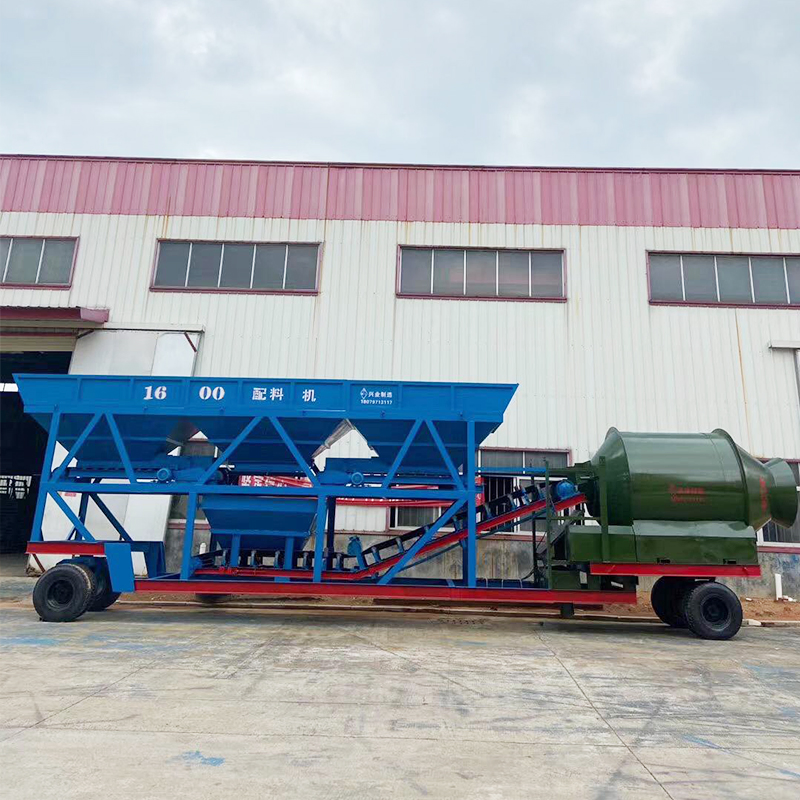 China Precast Concrete Machine Manufacturer Yhs90 Mobile Concrete Mixing Batching Plant