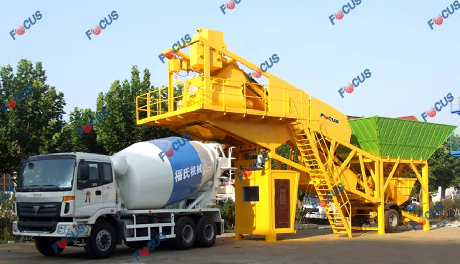 Mobile Concrete Mixer Plant