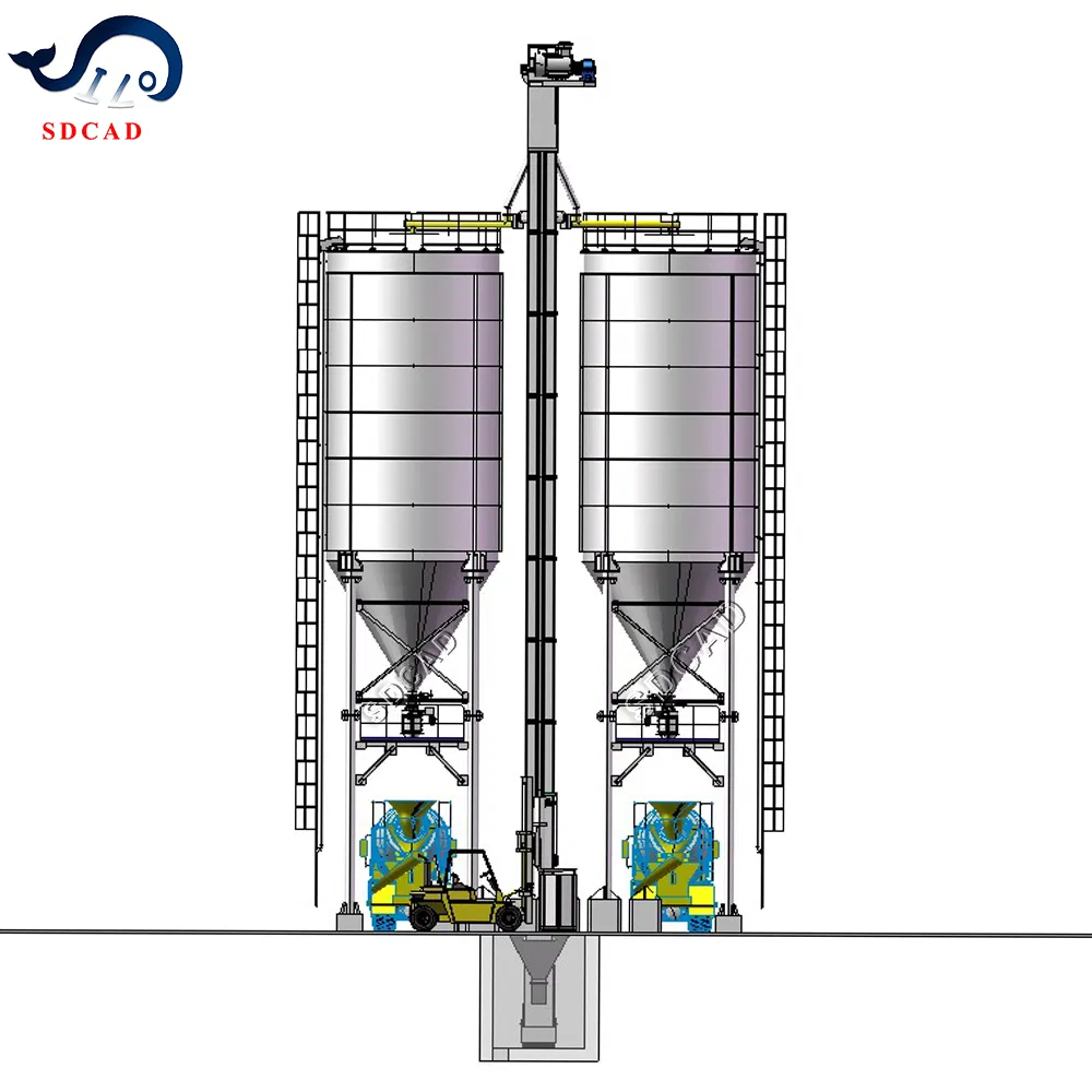Large Capacity Stationary Concrete Plant for Concrete Batching Plant