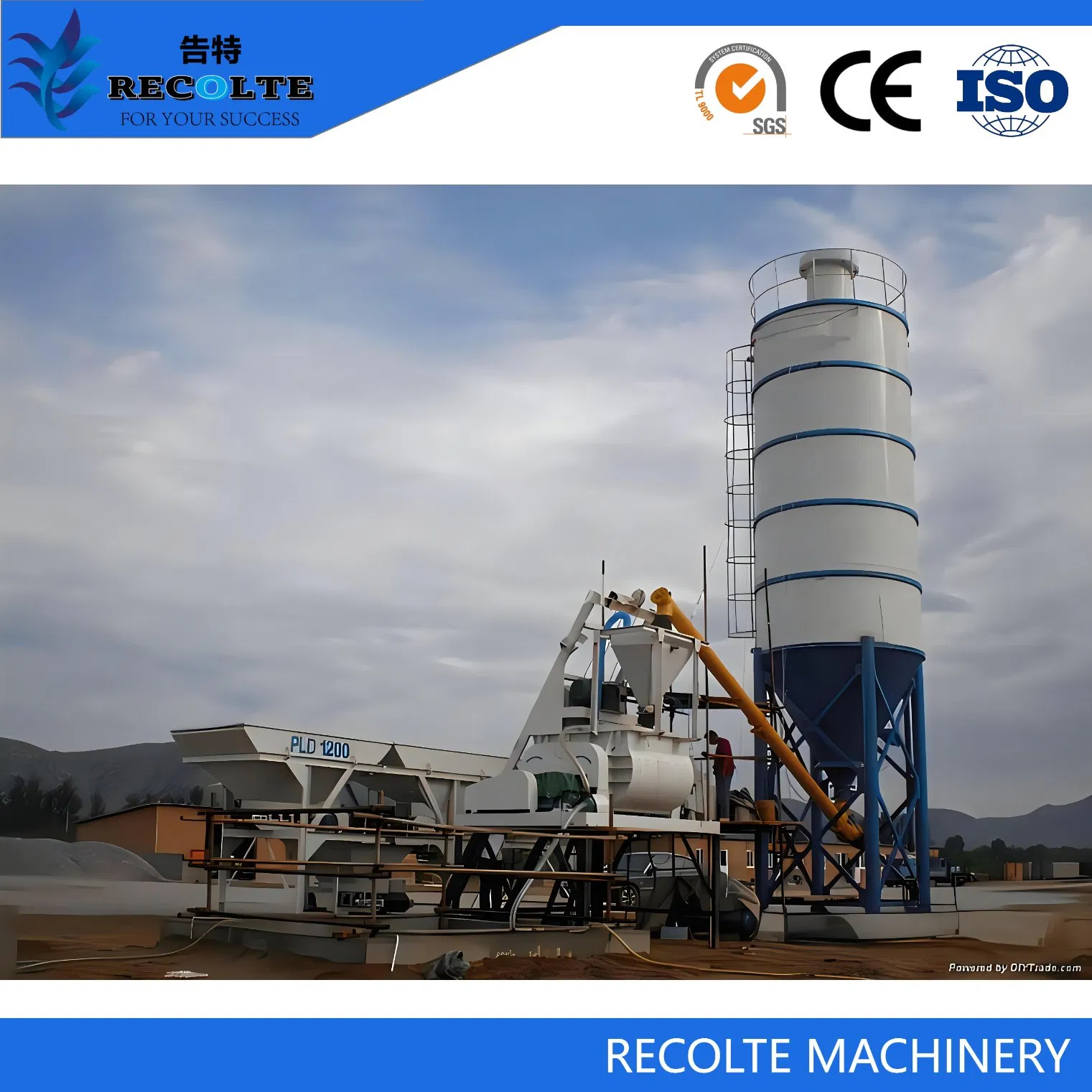 25 40 60 M³/H Automated Concrete Mixing Plant: Streamlined Production / Concrete Batching Plant