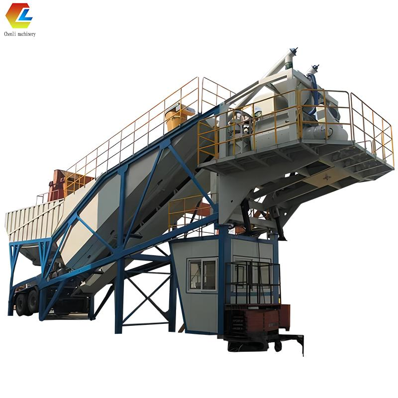 Concrete Batching Plant Monting on Truck Barge-Mounted Concrete Mixing Plant