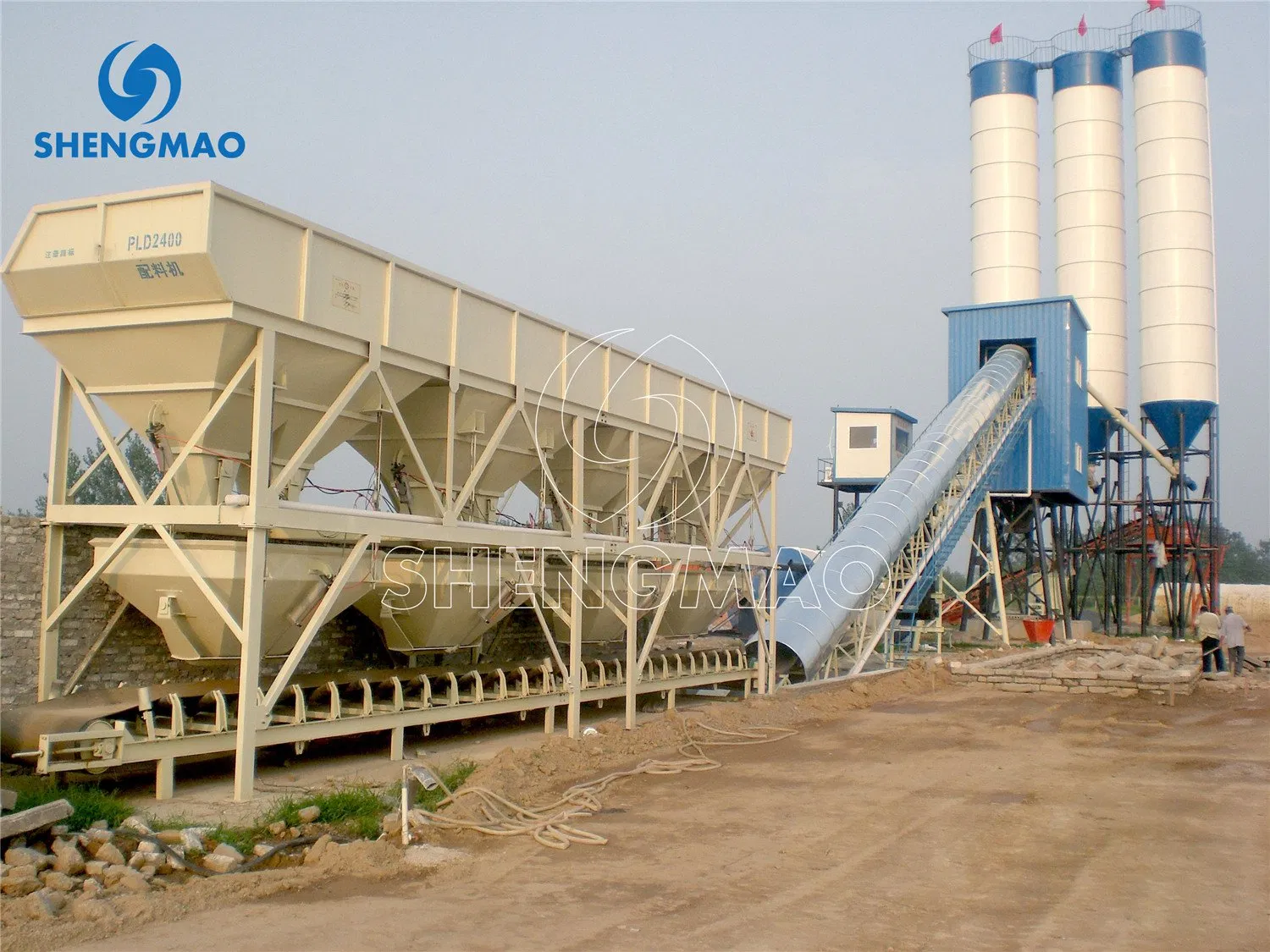 Large-Capacity High-Production Factory Provide Hzs120 Concrete Batching Plant 120m3/H