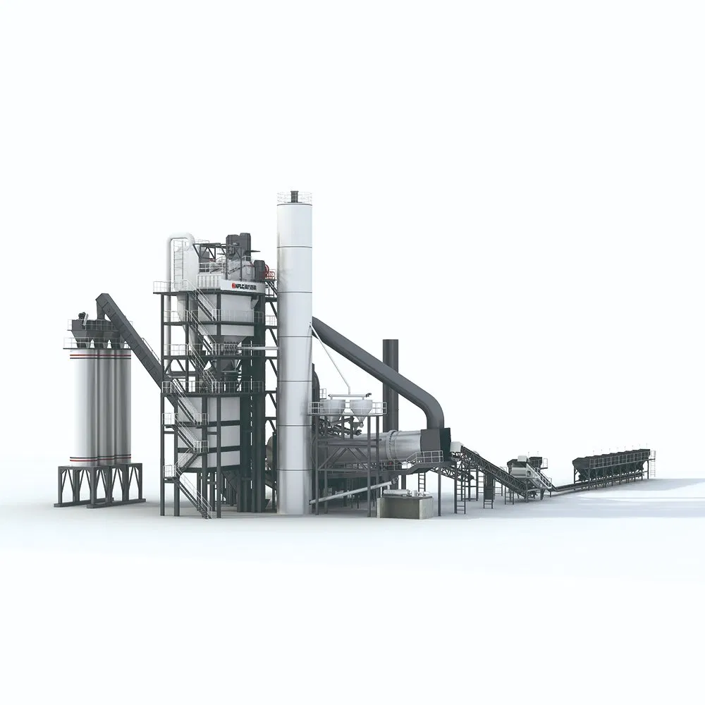 Energy Conservation Continuous Intermittent Integral Type Asphalt Concrete Mixing Plant