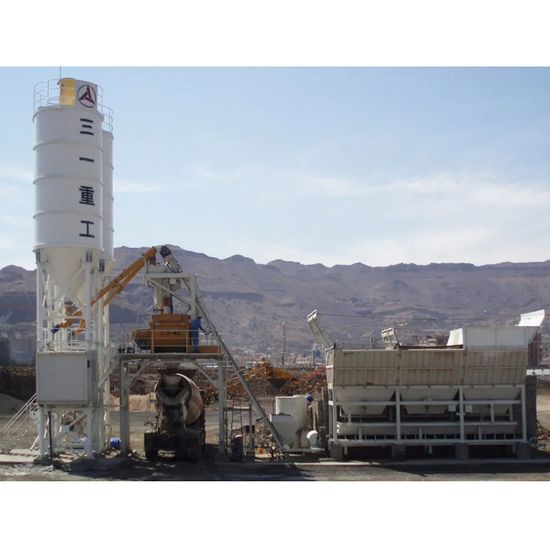 Hzs90 Fully Automatic Concrete Batching Plant Computer-Controlled Weighing System for Ready Mix Concrete