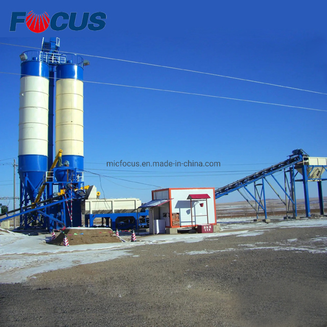 300t Mobile Stabilization Soil Mixing Machine Mobile Portable Cement Batching Plant Fly Ash Mixing Plant