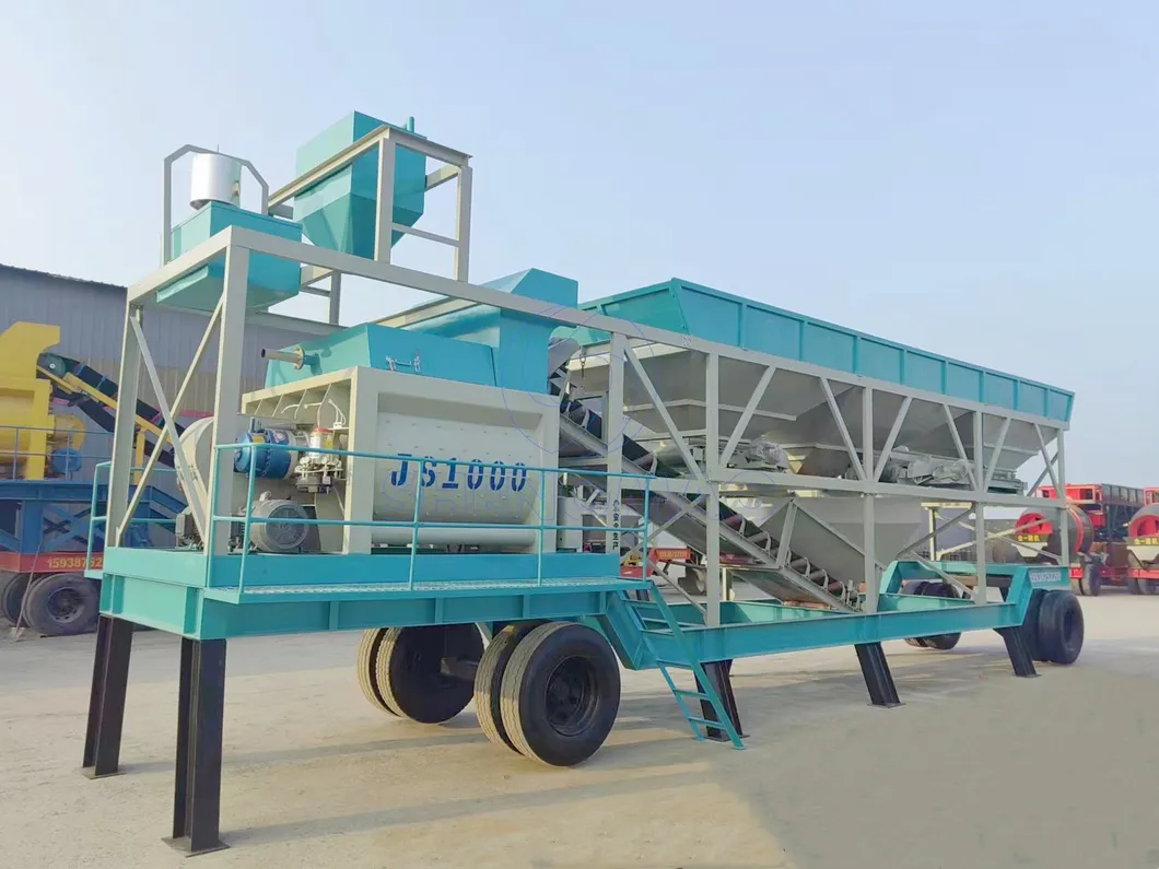 Portable Concrete Batching Plant
