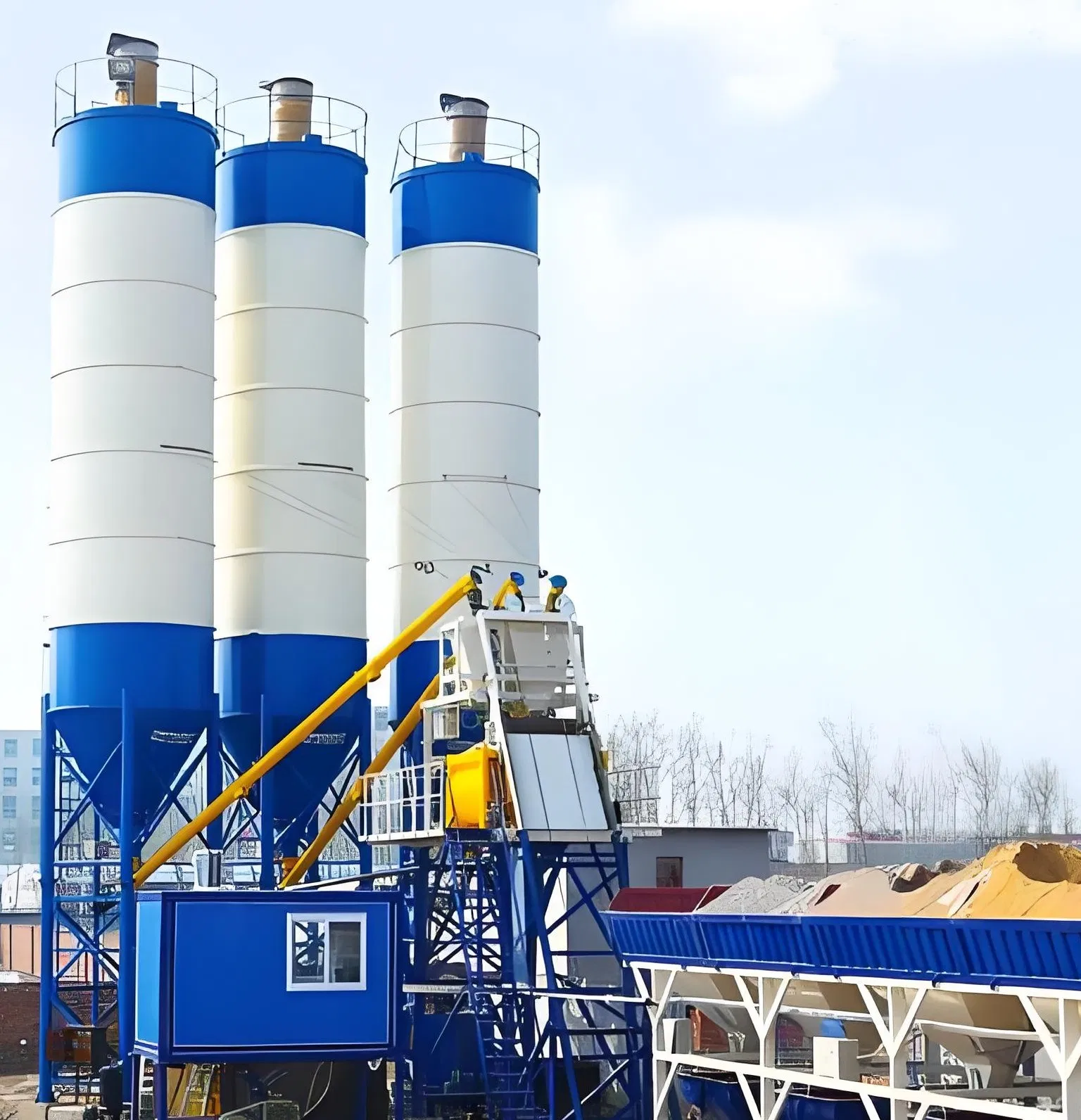 High-Capacity/Hzs 100 M3/H Experience Superior Performance with Our Concrete Mixing Plant Concrete Batching Plant