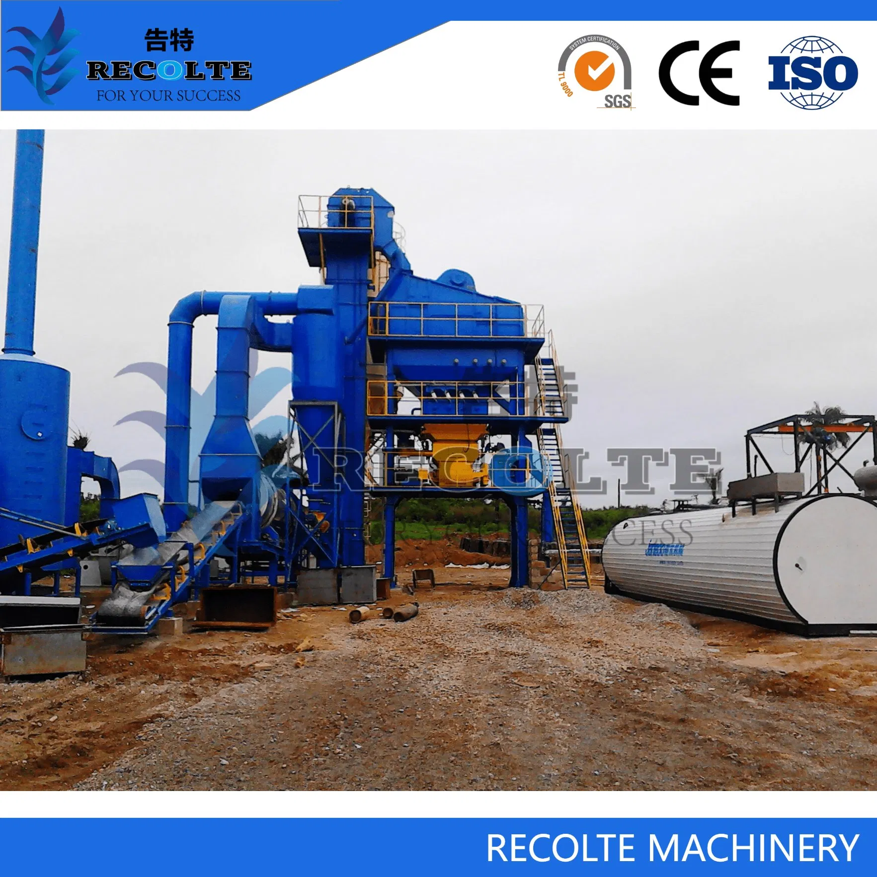 80t /Modular Assembly for Scalability/Asphalt Mixing Plant / Asphalt Batching Plant