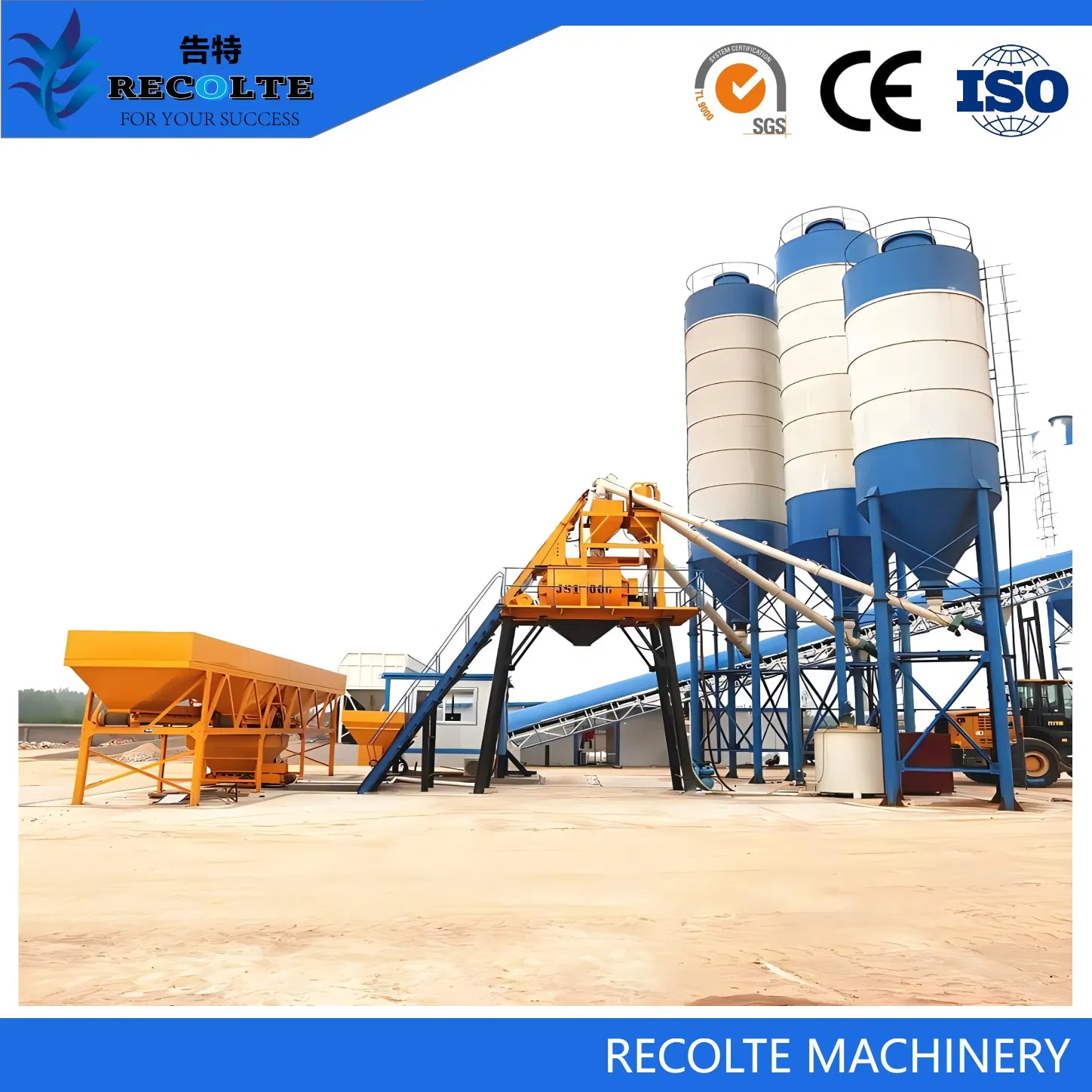 High-Output Concrete Batching Plant: Maximize Production Capacity Hzs25 M3/H