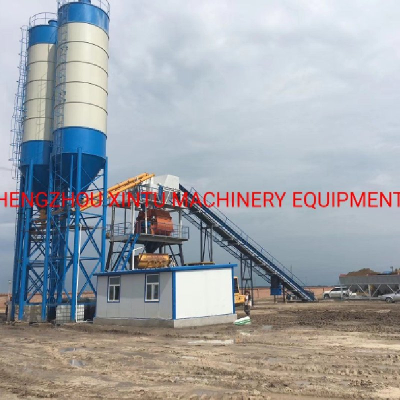 2025China Supplier Hzs180 Belt Big Capacity Concrete Batching Plant with Good Price