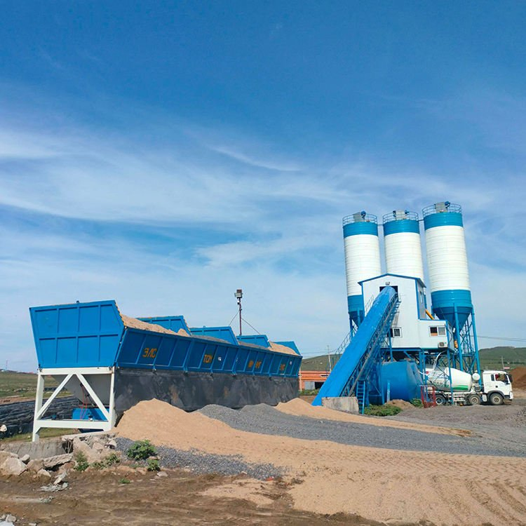 Brand New Hzs25 Hzs60 Concrete Batching Plant High Efficient of Compact Stationary